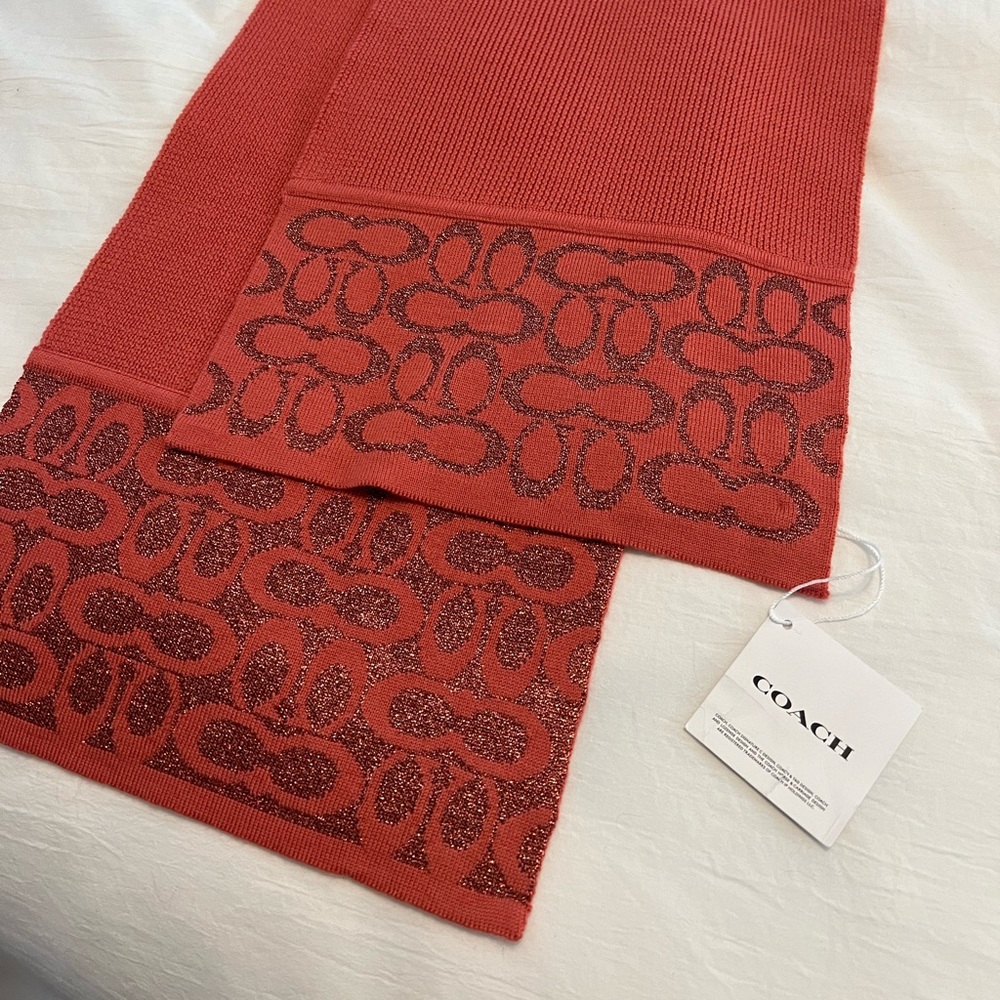 NWT Coach Scarf - Picture 5 of 9